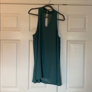 Blue-Green Impeccable Pig Dress
